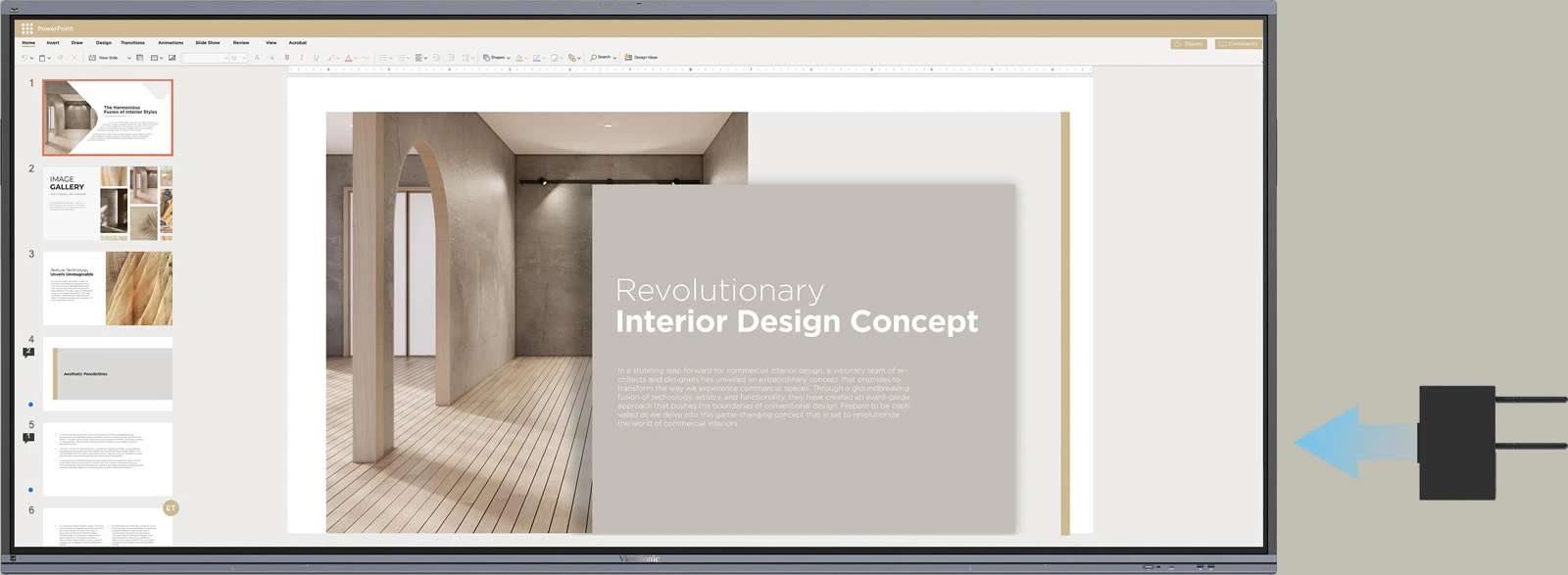 Màn hình tương tác ViewSonic IFP105UW–105" siêu rộng, công nghệ Ultra Fine Touch, hỗ trợ 40 điểm chạm